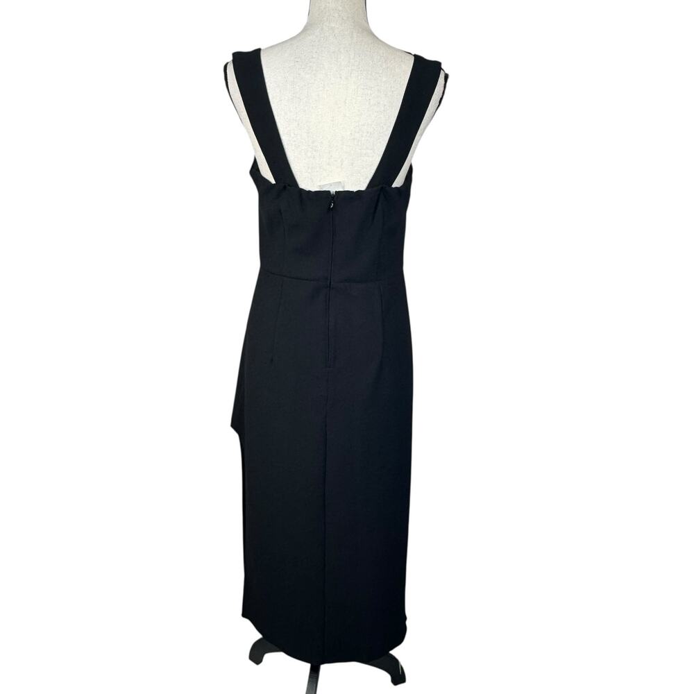 Abercrombie & Fitch Large Midi Dress Square Neck Stretch Empire Waist Sleeveless - Picture 5 of 14
